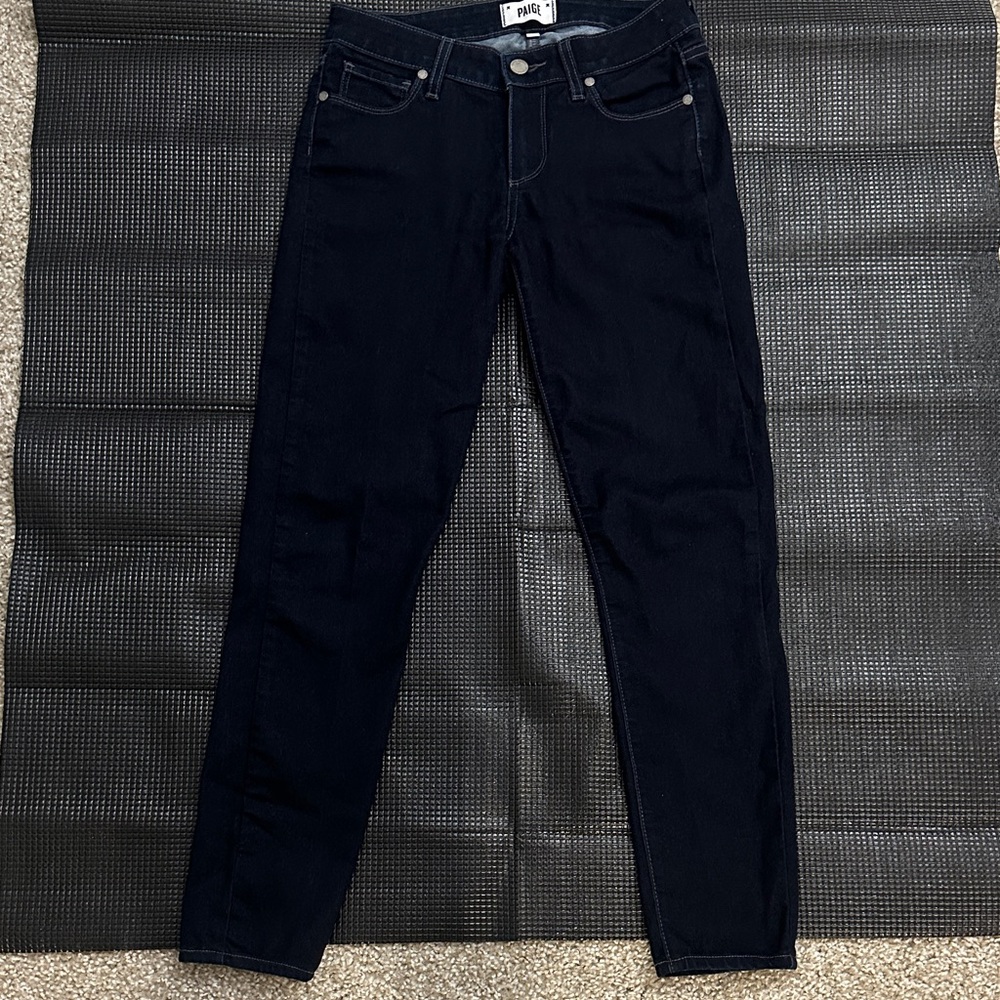 Paige Verdugo Ankle Women's Deep Blue/Dark Blue Jeans